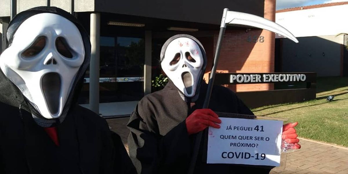 Guaraniaçu: Ação educativa conscientiza sobre o grande número de óbitos pela Covid-19