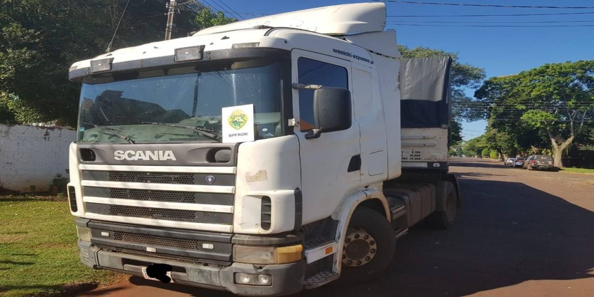 Operação Hórus: BPFron apreende carreta adulterada