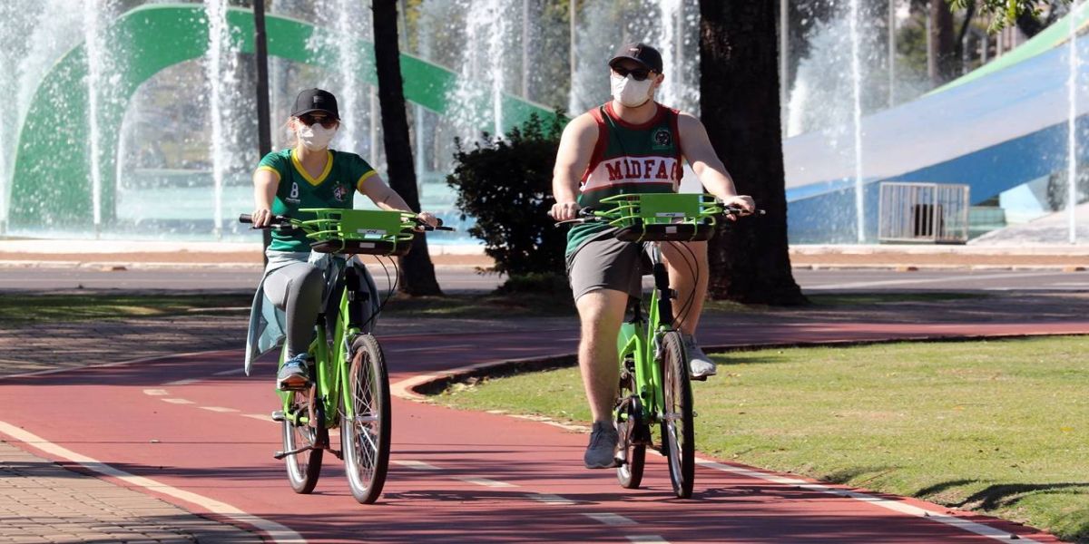 Compartilhamento de bicicletas tem mais de 1,2 mil usuários cadastrados em Cascavel