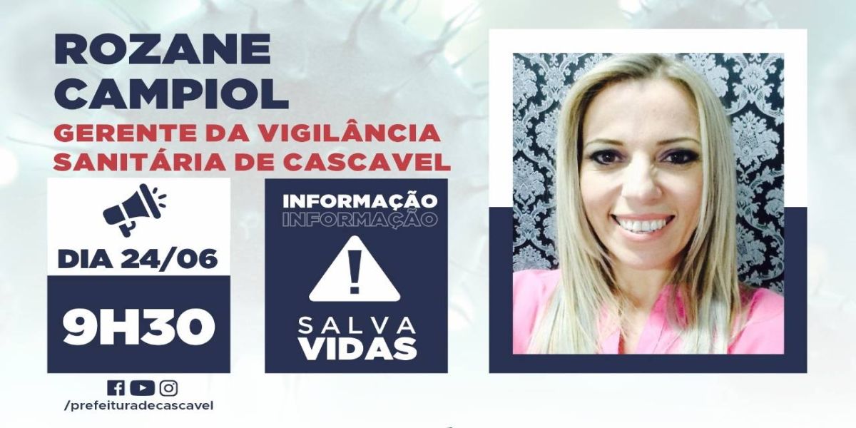Gerente da Vigilância Sanitária comenta as ações de fiscalização sobre o uso de máscaras em Cascavel
