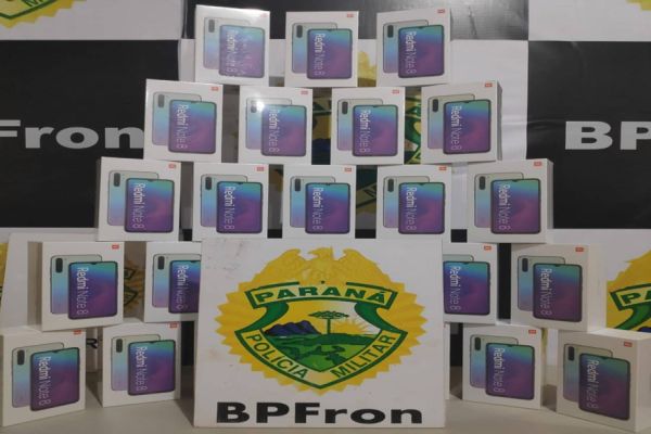 BPFRON apreende contrabando em veículo  durante Operação Hórus em Terra Roxa-PR