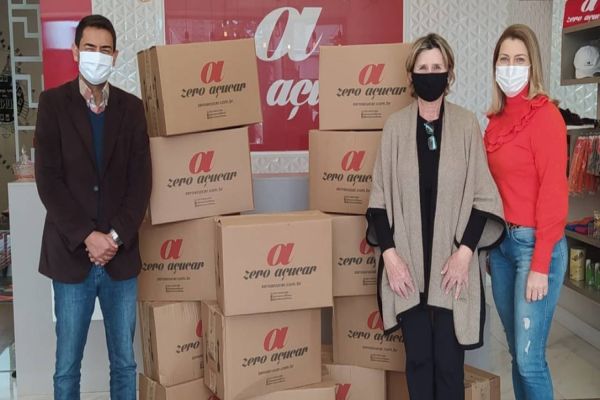 Assistência Social recebe malha para confecção de máscara