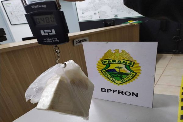 BPFRON e Polícia Militar de Barracão-PR apreendem cocaína durante Operação Hórus