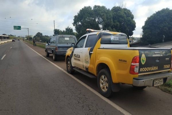 PRE recupera caminhonete F-1000 em Corbélia na PRC-467