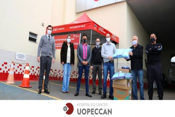 Uopeccan de Cascavel recebe 7 mil máscaras produzidas por detentos da PIC
