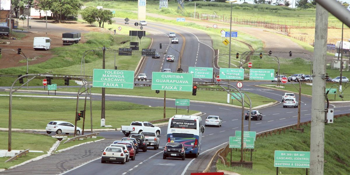 Obras serão realizadas no trevo Cataratas, em Cascavel