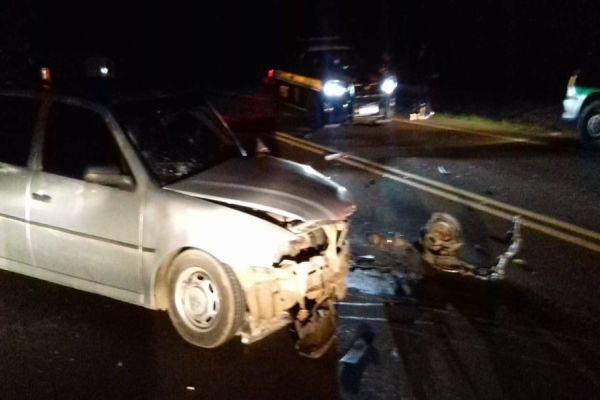 PRF atende acidente com quatro veículos em Guarapuava