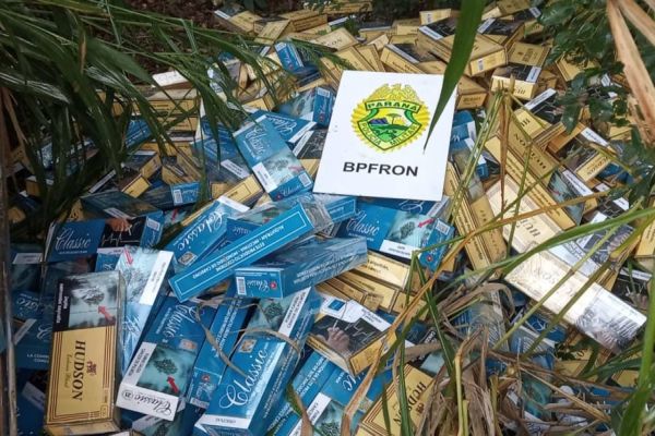 BPFRON: apreende contrabando em em Marechal Cândido Rondon-PR durante Operação Hórus/Metrópolis
