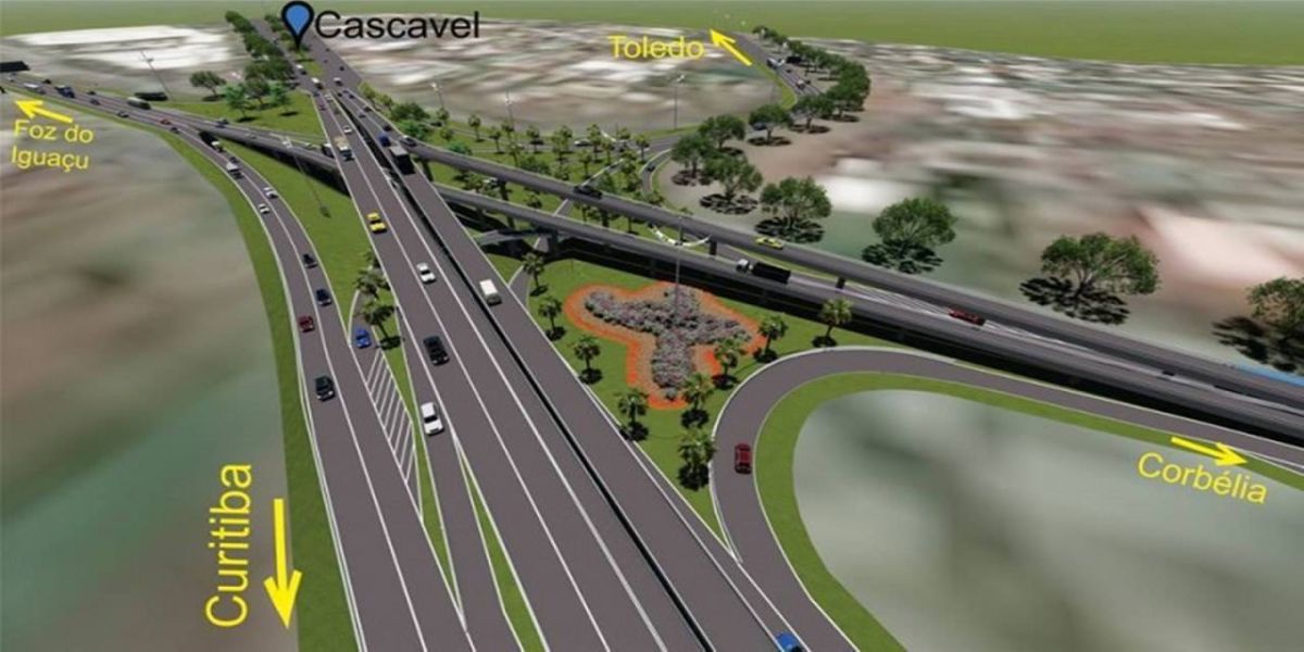 Obras do Trevo Cataratas serão iniciadas em outubro