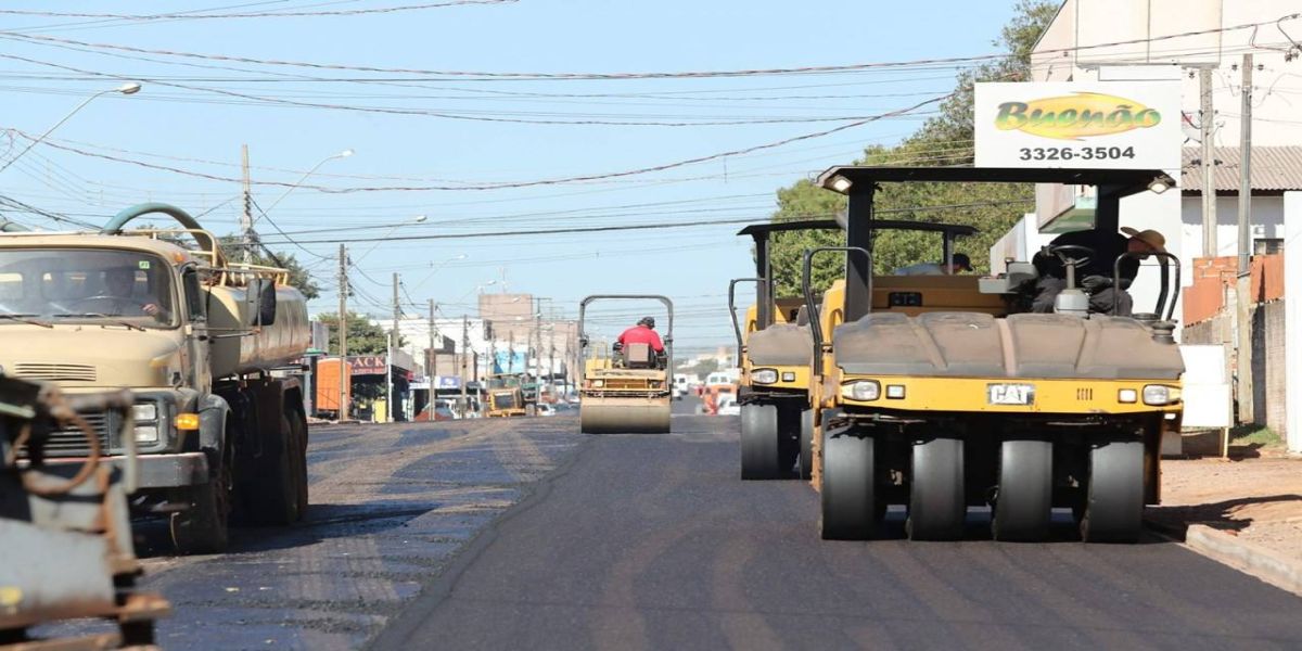 Obras na Rua Xavantes avançam e mais de 50% já estão concluídas