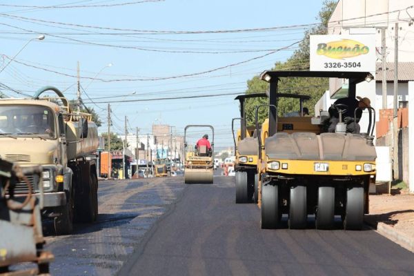 Obras na Rua Xavantes avançam e mais de 50% já estão concluídas