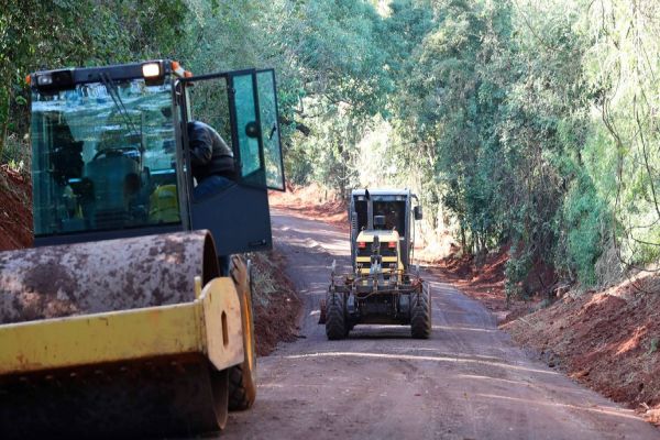 Investimentos: Estrada da Paz recebe pavimentação visando o turismo rural