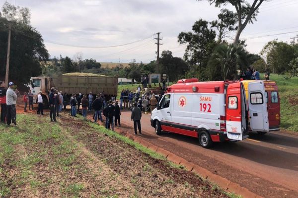 Consamu atende acidente com óbito e dois feridos entre Nova Santa Rosa e Novo Sarandi
