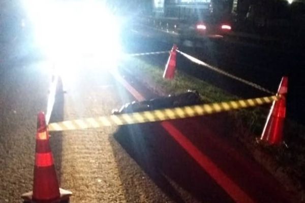 PRF atende atropelamento com óbito em Ponta Grossa/PR