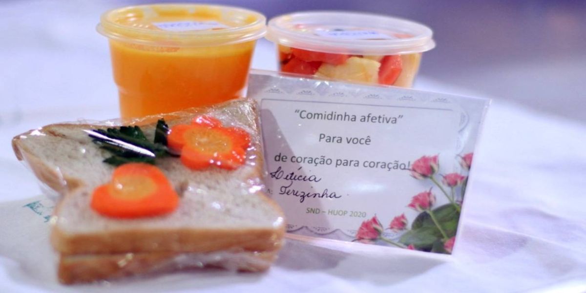 Pacientes da Ala Covid-19 recebem “Comidinha Afetiva” escolhida por familiares