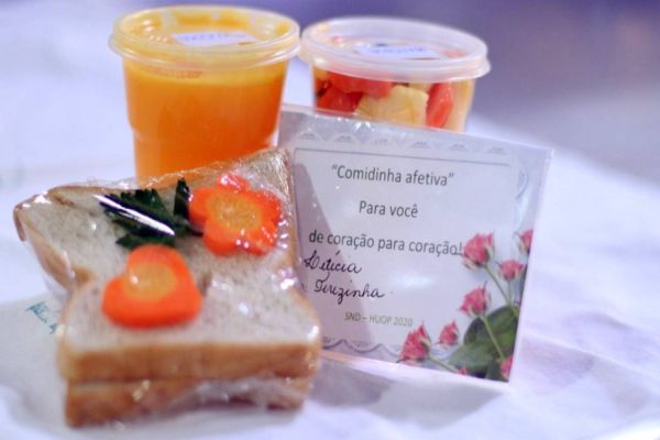 Pacientes da Ala Covid-19 recebem “Comidinha Afetiva” escolhida por familiares