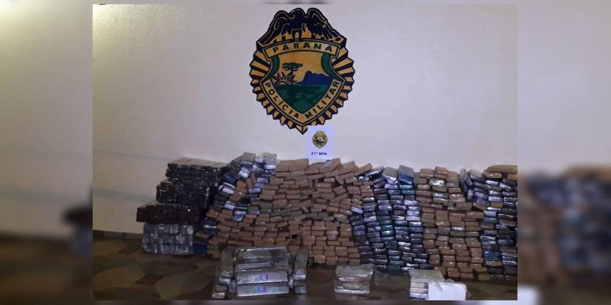 PM intercepta mais de meia tonelada de maconha no Sudoeste do estado