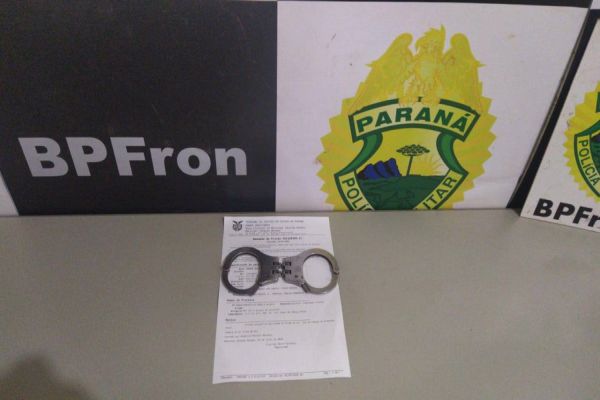 BPFRON: cumpre mandado de prisão em Guaíra-PR, durante Operação Hórus
