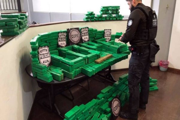 PCPR apreende 320 quilos de maconha em Campo Largo