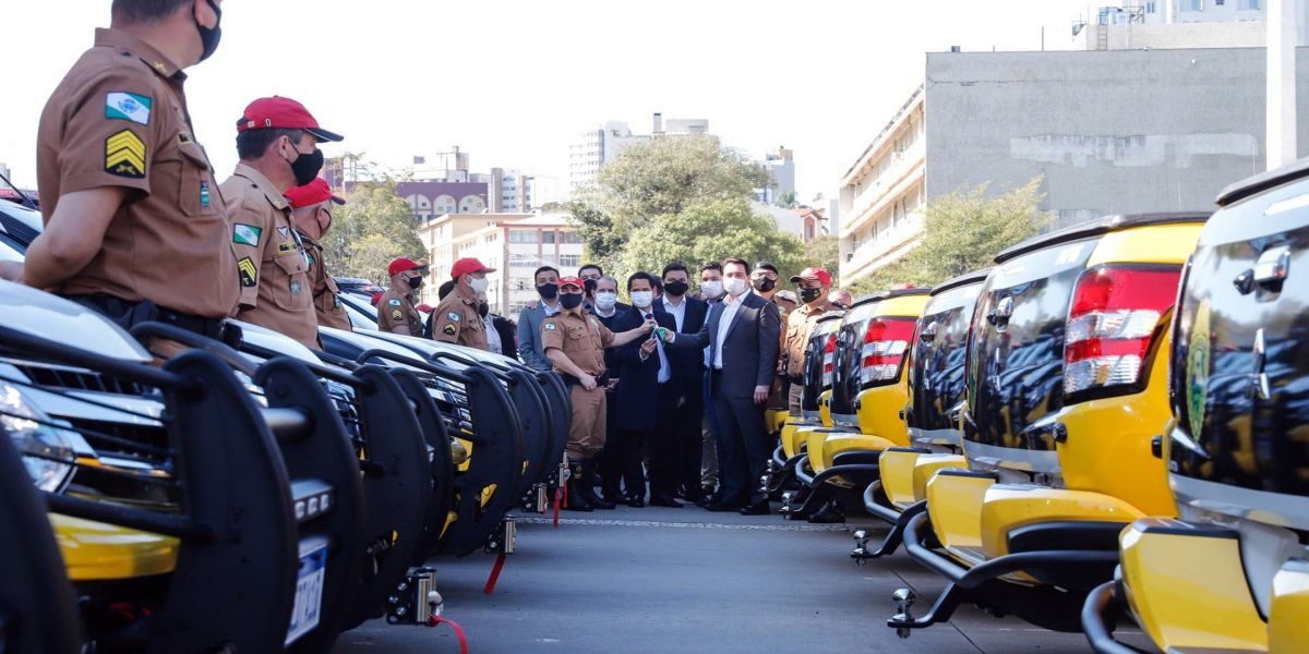 Governo entrega 70 novas viaturas para a Polícia Rodoviária Estadual