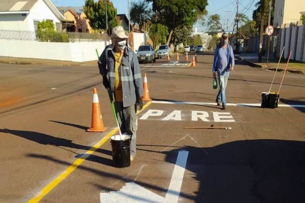 Cettrans/Transitar mantém cronograma de sinalização de trânsito em várias regiões da cidade