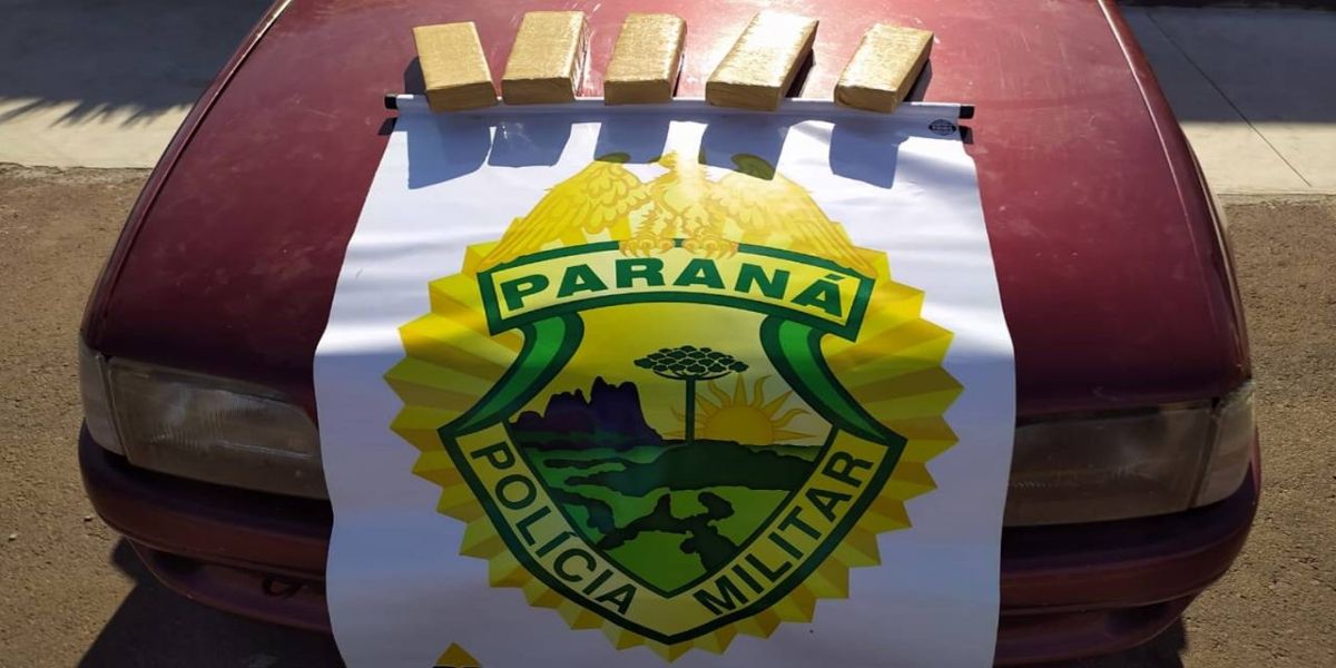 Posto policial rodoviário de Iporã faz apreensão de maconha e prisão de duas pessoas