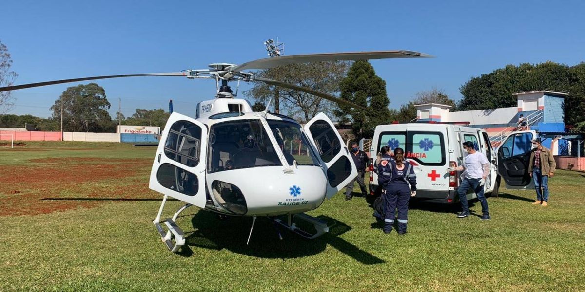 Homem de 55 anos é transferido de Pitanga para Cascavel