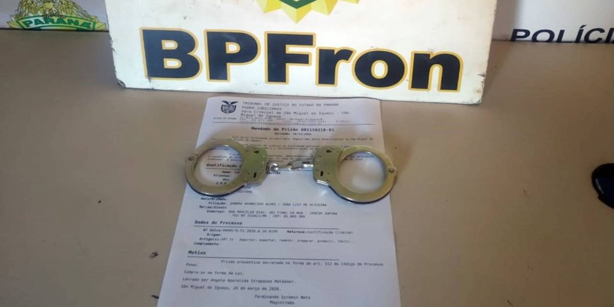 BPFRON realiza cumprimento de mandado de prisão na cidade de Foz do Iguaçu-PR durante Operação Hórus