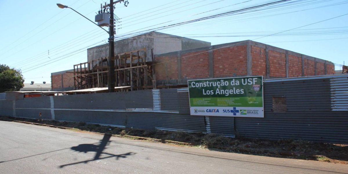 Obras avançam na Unidade de Saúde da Família do Los Angeles