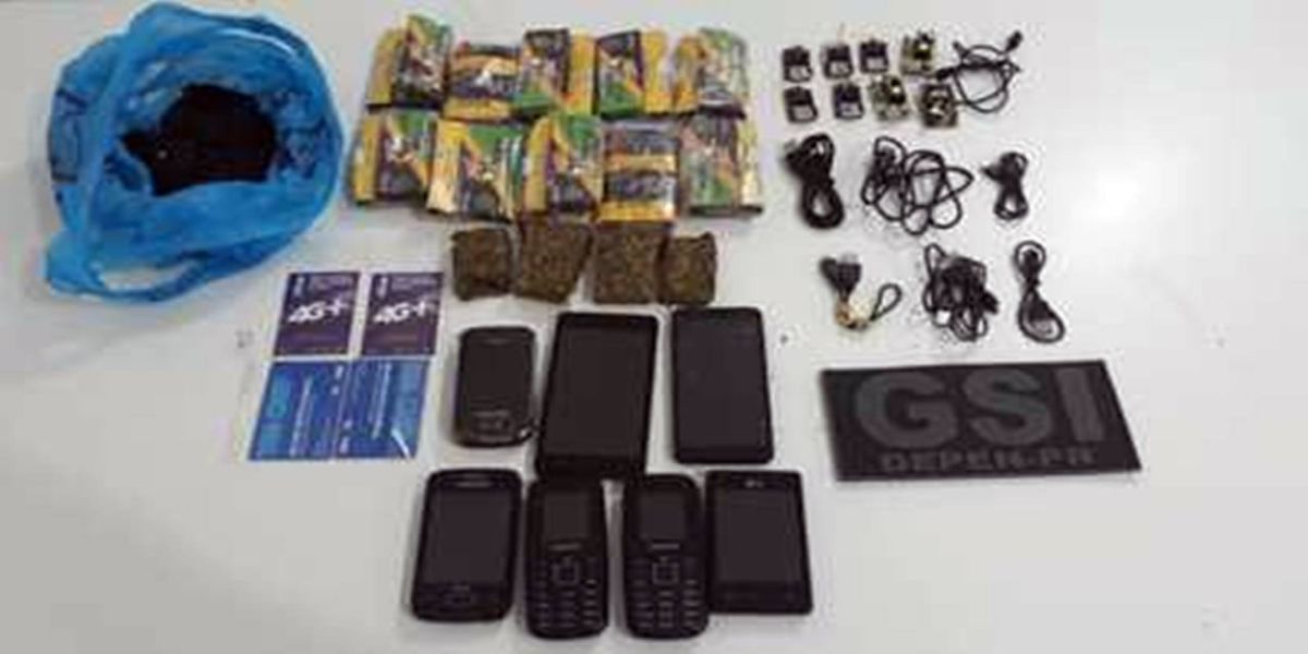 Agentes penitenciários de Cascavel impedem a entrada de 18 celulares em unidades prisionais