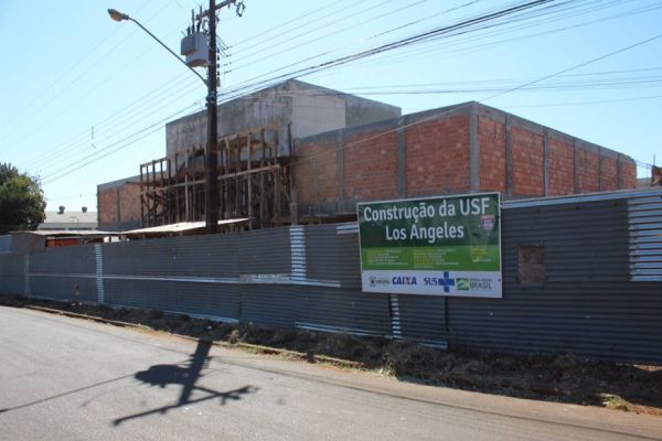Obras avançam na Unidade de Saúde da Família do Los Angeles