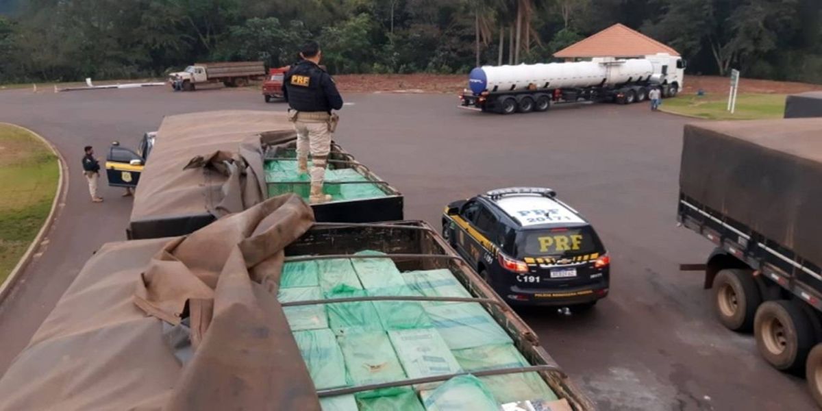 PRF apreende R$ 3 milhões em cigarros contrabandeados no Paraná