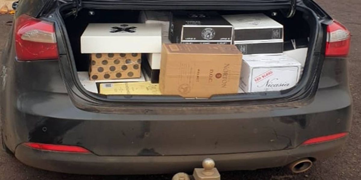 PRF apreende descaminho de vinhos da Argentina vindo do Sudoeste do Paraná