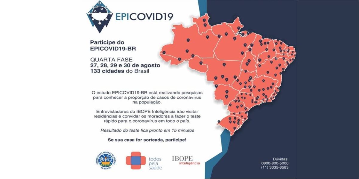 Começa nesta quinta-feira (27), a Pesquisa Epicovid-19 em Cascavel