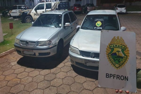 BPFRON apreende veículo carregado com 300 kg de maconha em Santa Tereza do Oeste