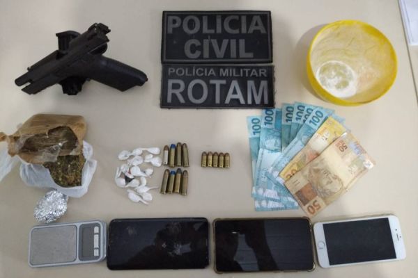 Policia Civil e Militar de Matelândia realizam Operação de combate ao Tráfico de Drogas