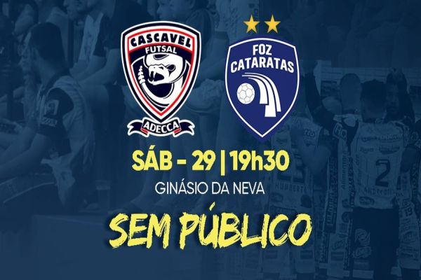 Secretaria Municipal de Saúde fala sobre cancelamento de público em partida do Cascavel Futsal