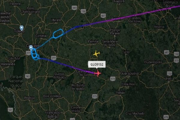 Falha de comunicação entre companhia aérea e aeroporto atrasa pouso de voo da Gol em Cascavel