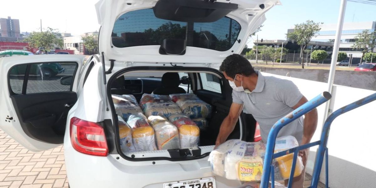 Cascavel já distribuiu cerca de 14 mil cestas básicas a famílias em situação de vulnerabilidade
