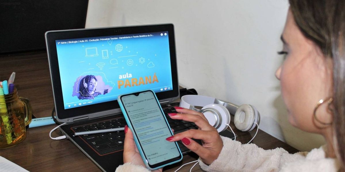 Aula Paraná Turbo vai aumentar interação e aprendizagem dos alunos