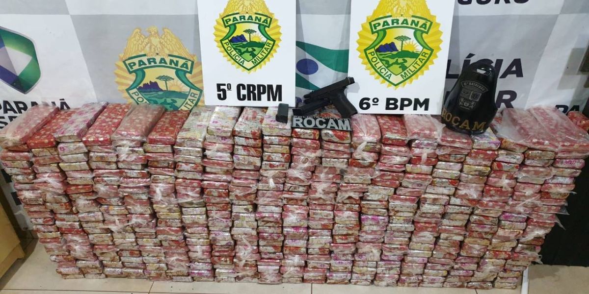 Tentativa de roubo a carga de maconha em Cascavel é frustrada pela PM