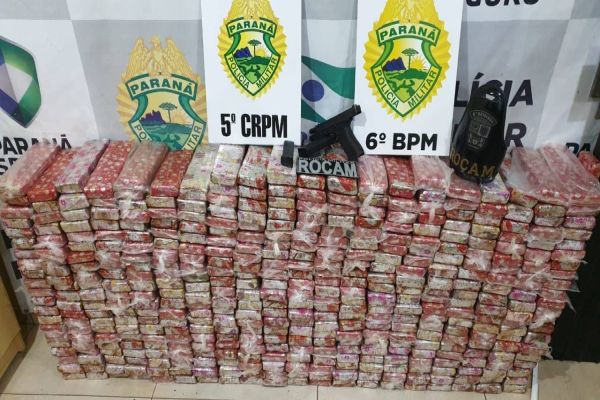 Tentativa de roubo a carga de maconha em Cascavel é frustrada pela PM