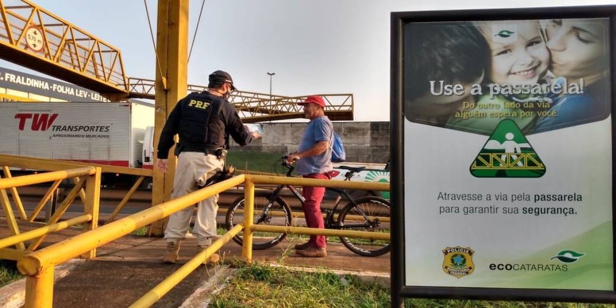 Ecocataratas, PRF e Transitar realização mais uma edição do "Café na Passarela"
