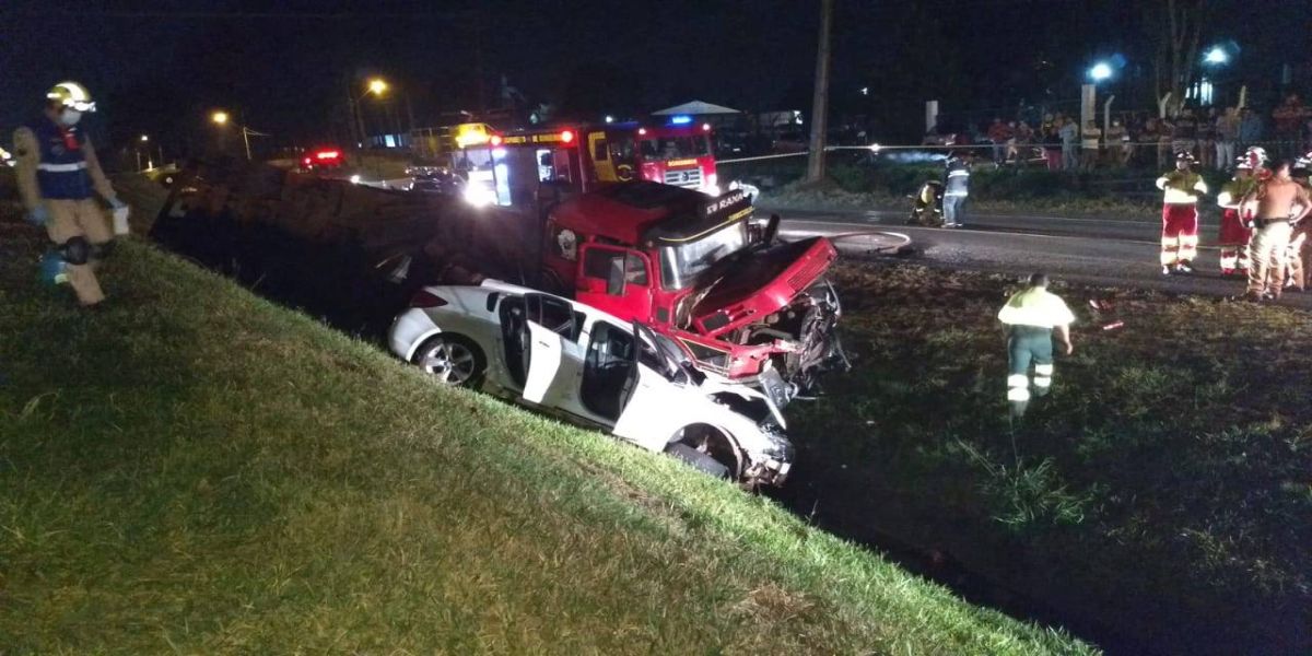 Vítimas fatais era um casal e motorista causador de grave acidente na BR-277 é detido