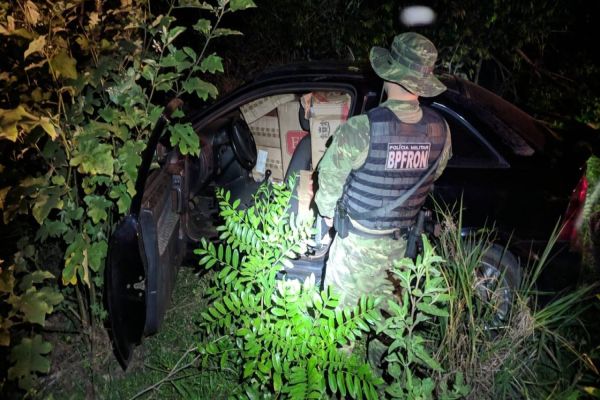 BPFRON apreende cigarros contrabandeados na cidade de Terra Roxa