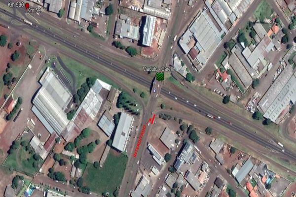 Alça de acesso a BR-277 do viaduto Arlindo Carell estará fechada nesta quarta-feira (23)