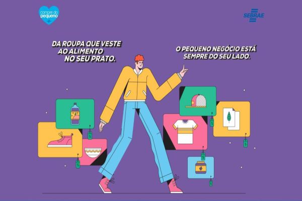 Sebrae/PR lança a campanha “Compre do Pequeno” para auxiliar na retomada econômica do estado