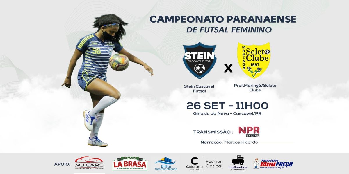 Stein Cascavel Futsal enfrenta o Maringá pelo Campeonato Paranaense