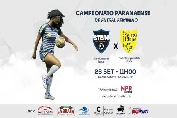 Stein Cascavel Futsal enfrenta o Maringá pelo Campeonato Paranaense