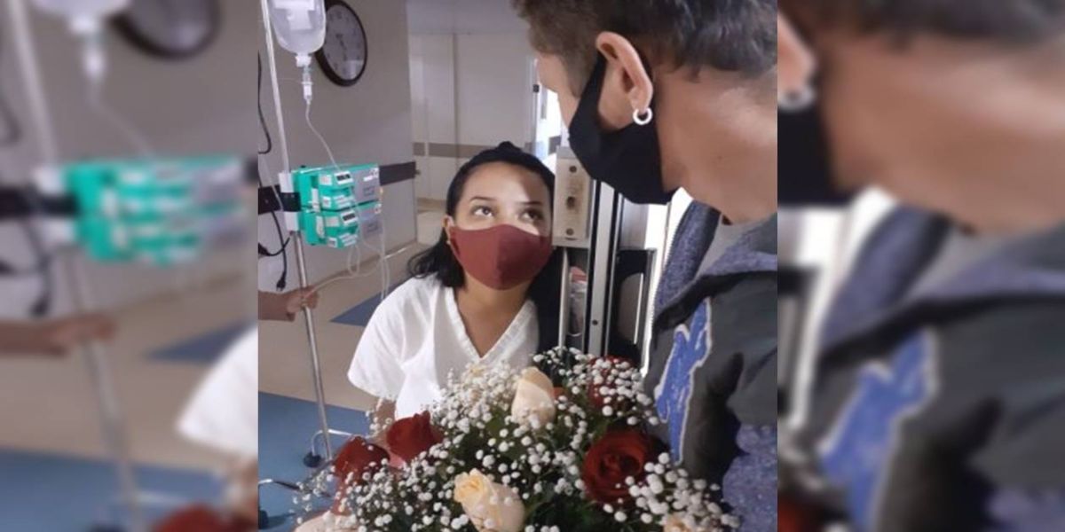 “Sonhe alto e com fé que tudo se realizará”, diz paciente que foi pedida em casamento na Uopeccan